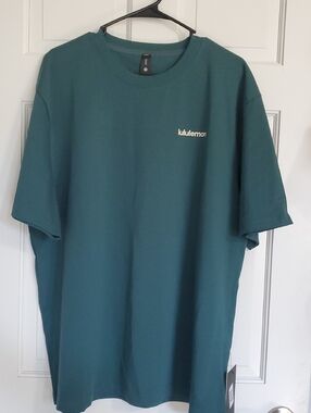 NWT Lululemon Heavyweight Cotton Jersey Men's Xl Crewneck T-Shirt Wordmark DMAR